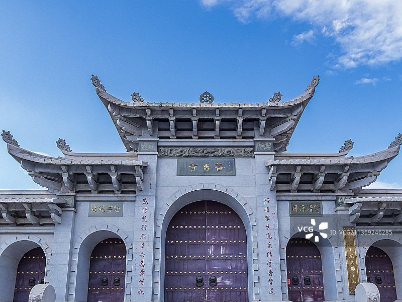 山西五台山普寿寺风景图片素材