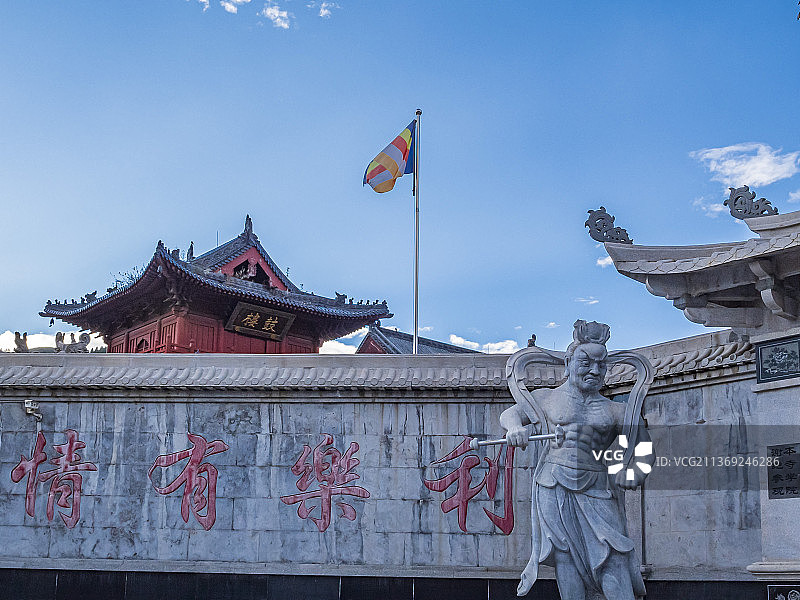 山西五台山普寿寺风景图片素材