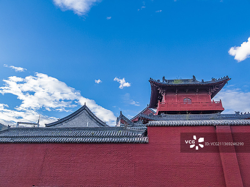 山西五台山普寿寺风景图片素材
