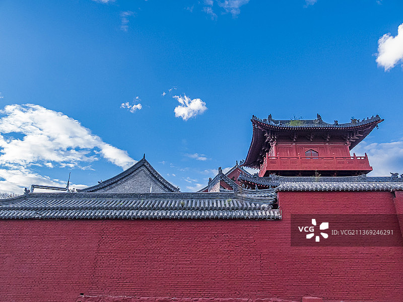 山西五台山普寿寺风景图片素材