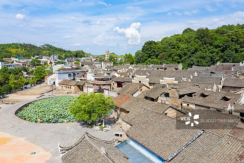 板梁古村图片素材