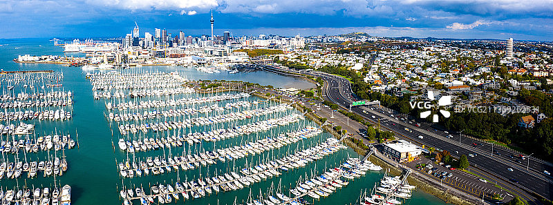 俯瞰基督城图片素材