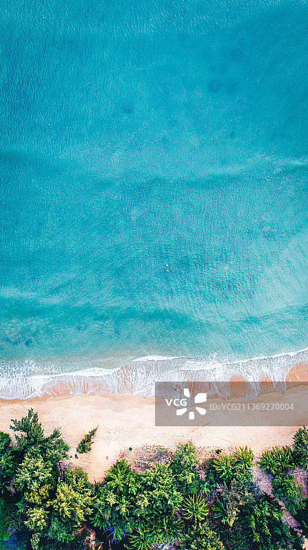 海南万宁石梅湾风光航拍图片素材