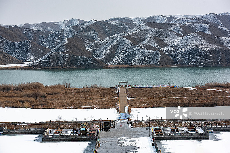 宁夏青铜峡一百零八塔图片素材
