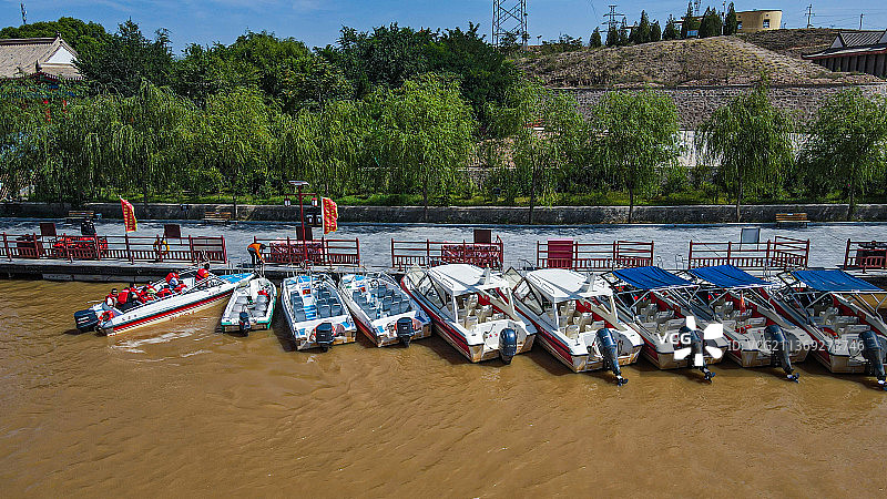 宁夏黄河大峡谷大禹文化园图片素材