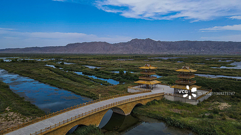 宁夏黄河大峡谷大禹文化园图片素材