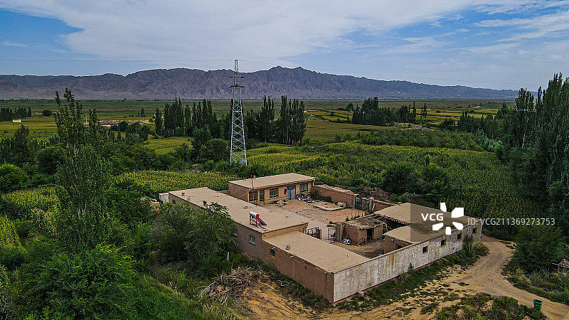 宁夏黄河大峡谷大禹文化园图片素材