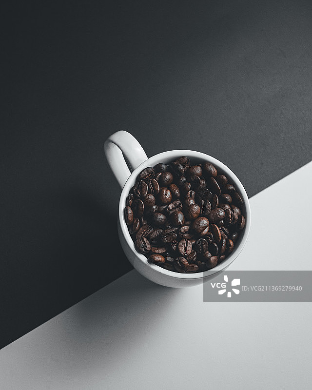 黑白风格的咖啡图片素材