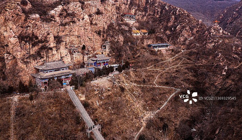 河南省许昌市禹州市浅井乡崆峒山逍遥观图片素材