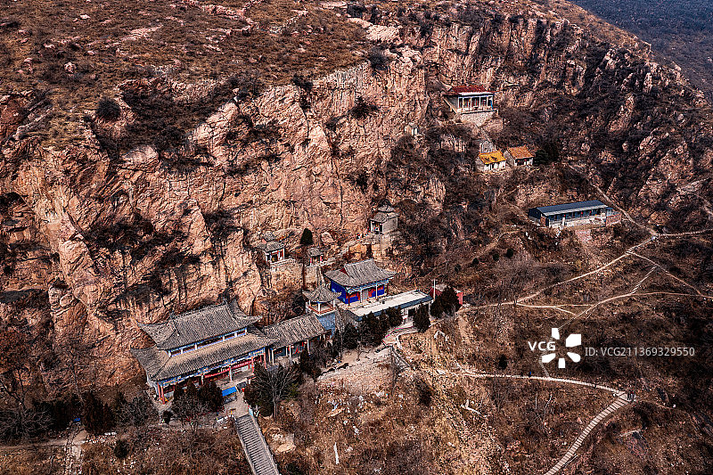 河南省许昌市禹州市浅井乡崆峒山逍遥观图片素材