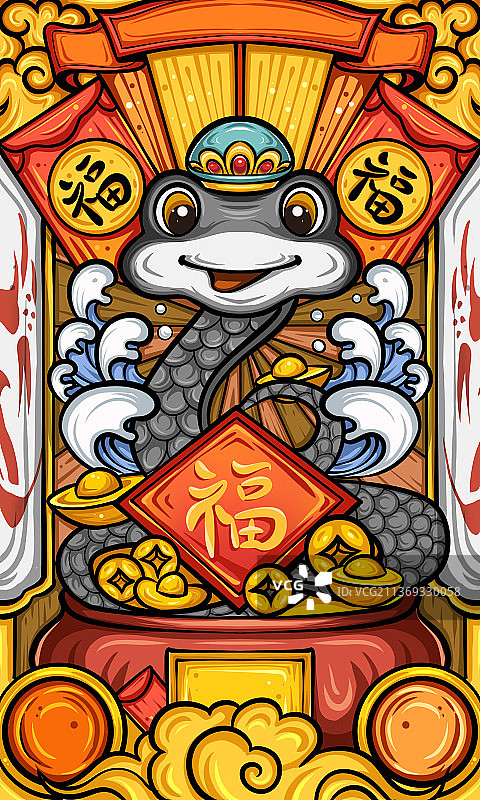 十二生肖-巳蛇图片素材