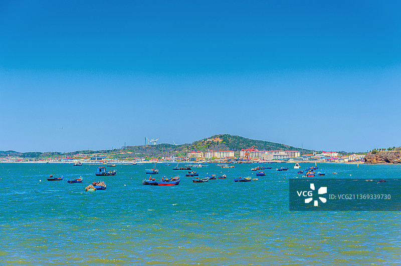 中国辽宁大连长海县大长山岛风光图片素材