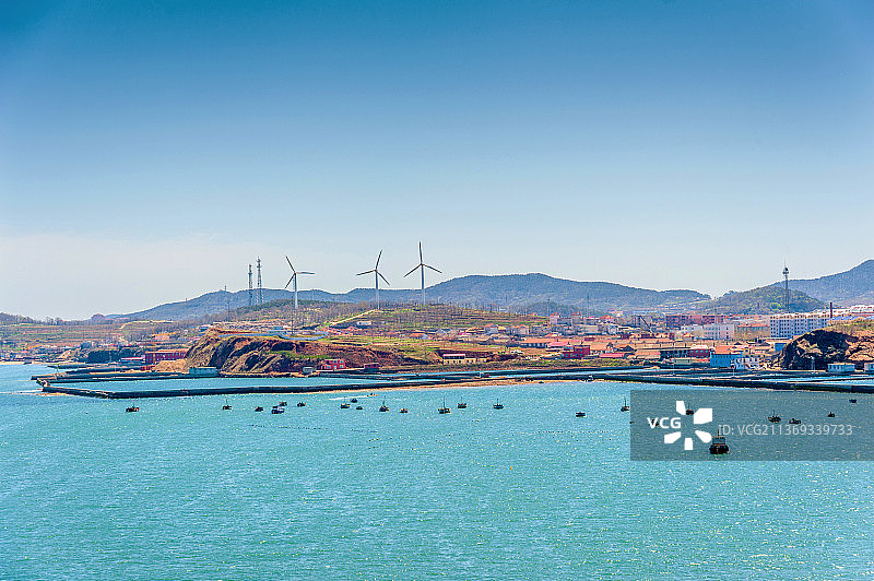 中国辽宁大连长海县大长山岛风光图片素材