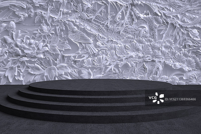 3D电商物品展览台图片素材