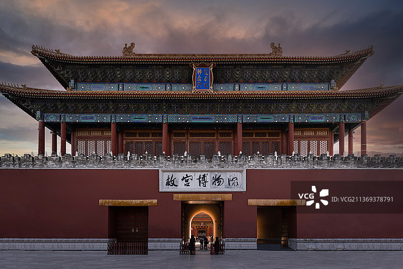故宫博物院神武门图片素材