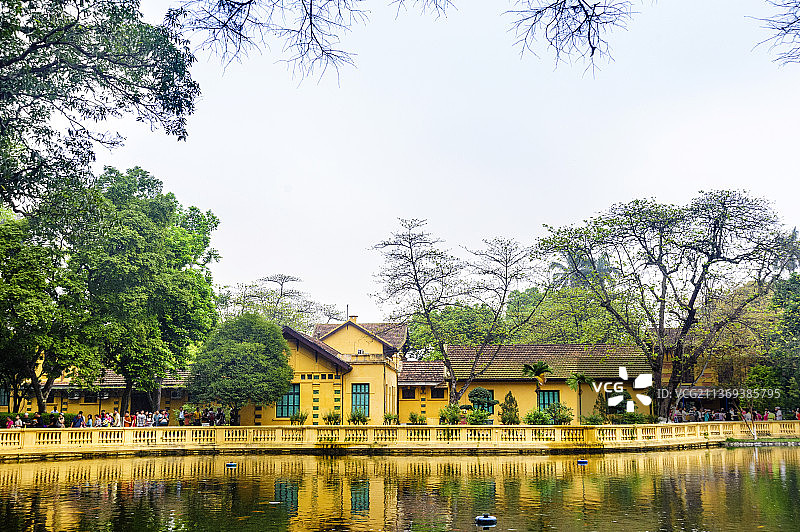 亚洲越南河内主席府胡志明故居图片素材