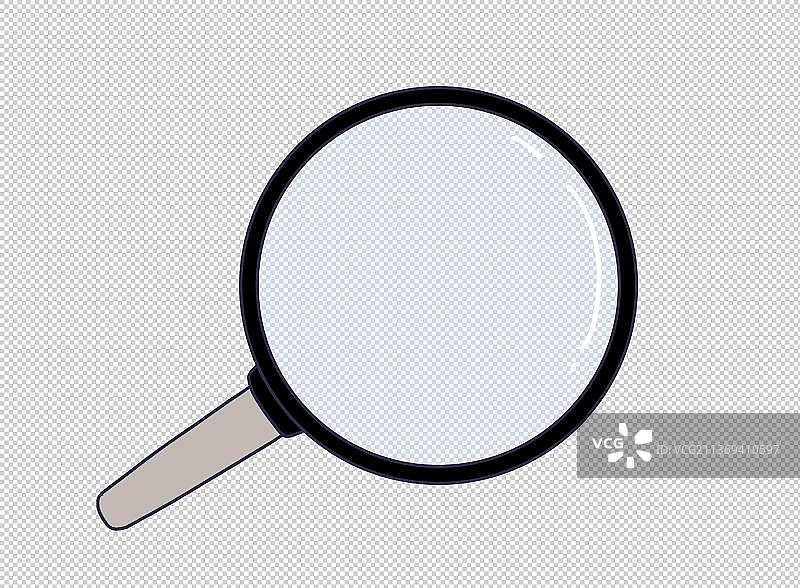 元素：放大镜图片素材
