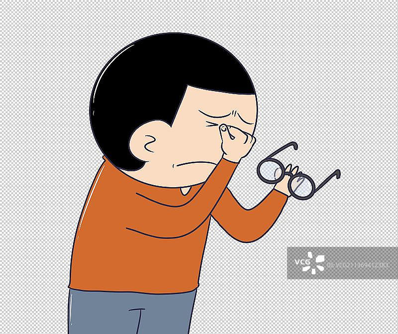 元素：视觉疲劳图片素材