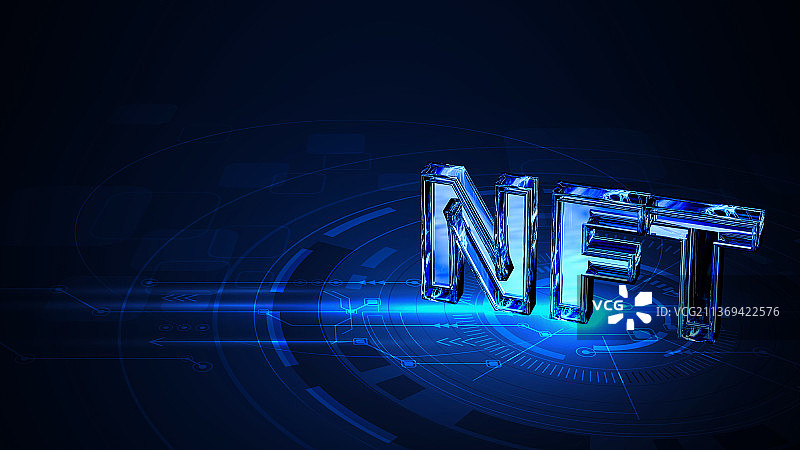 3D蓝色科技风格5G主题海报展板图片素材