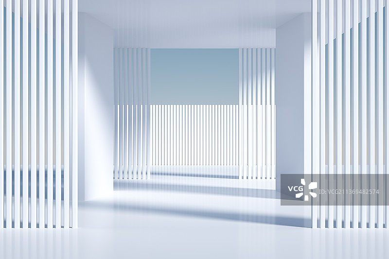 空间建筑现代3D背景图片素材