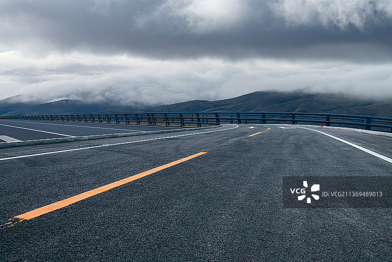 自然风景高架桥公路图片素材