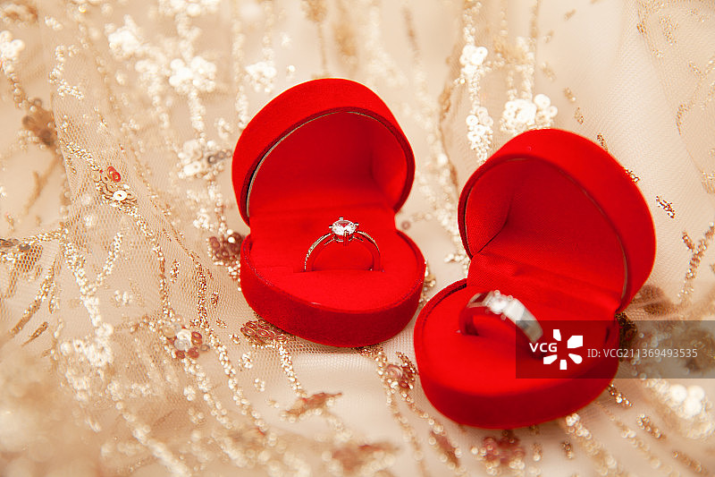 婚礼戒指图片素材