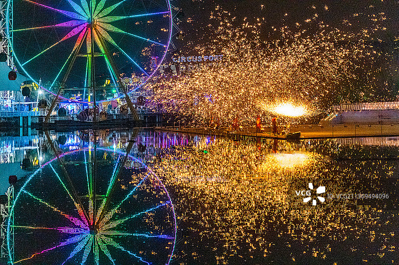 火树银花闹元宵图片素材