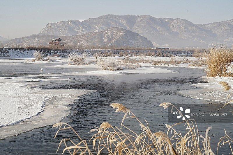 冬季瑷河图片素材