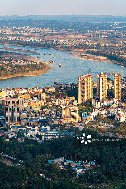 广西桂平城市风光图片素材
