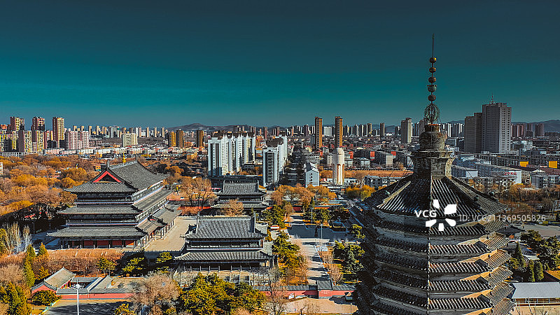 辽阳白塔寺图片素材
