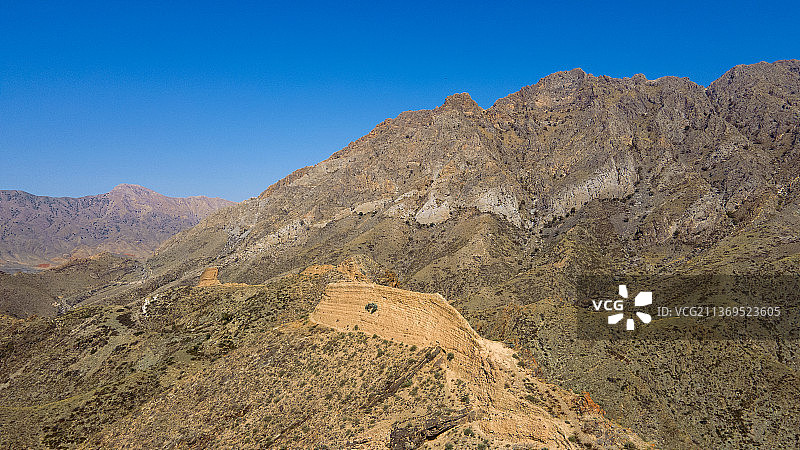 宁夏贺兰山三关口明长城遗址图片素材