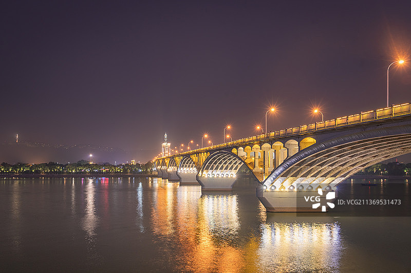 长沙橘子洲大桥图片素材