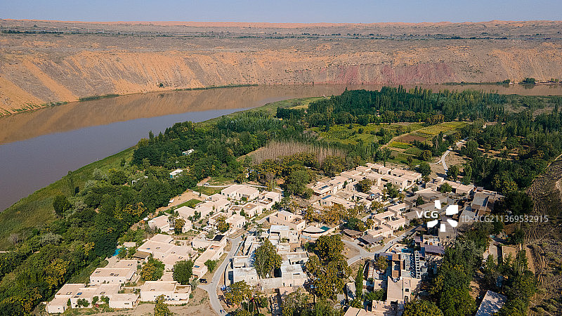 宁夏中卫黄河宿集民宿图片素材
