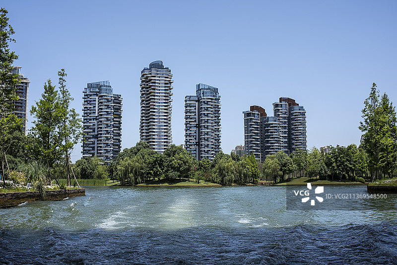 成都麓湖生态城 20图片素材