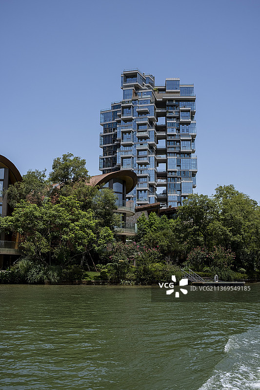 成都麓湖生态城 21图片素材