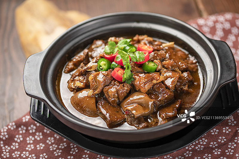 美食红烧羊肉图片素材