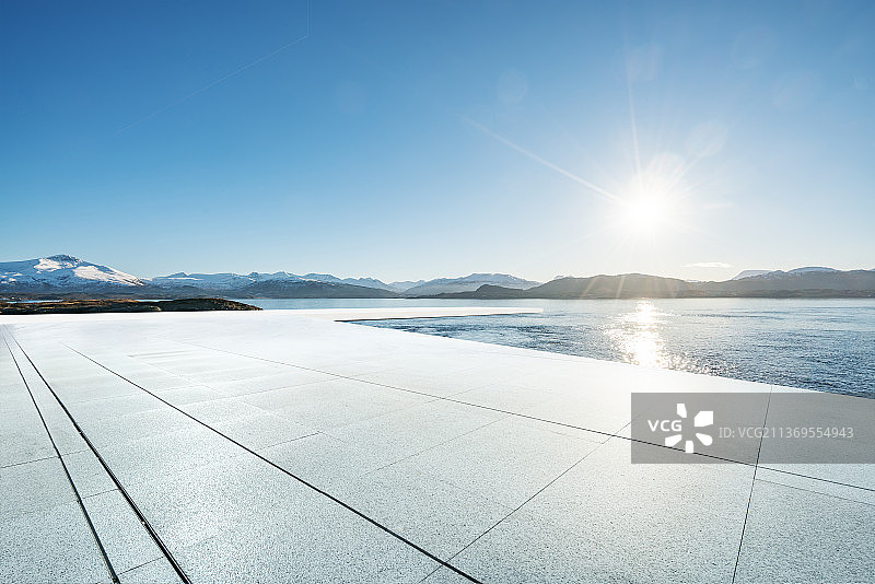 北欧挪威户外自然风光平台图片素材