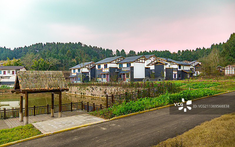 新农村建设-简阳荷桥村图片素材