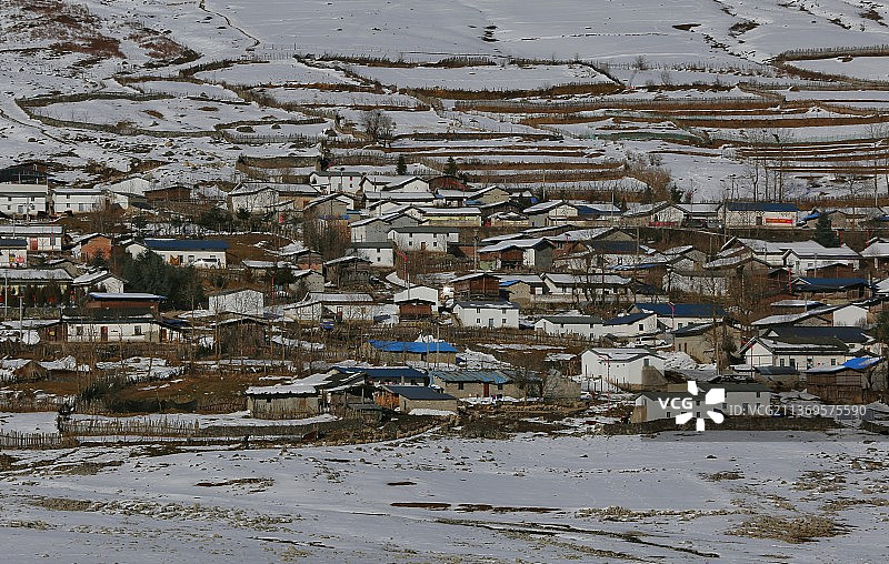 凉山彝族自治州冕宁县汉嗄木村图片素材