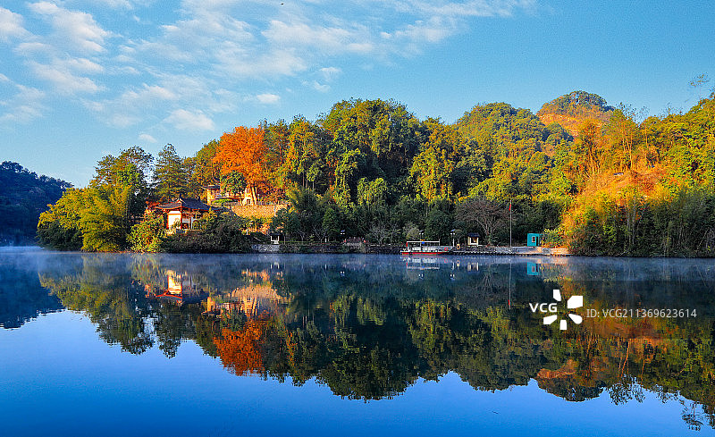 锦江秋染图片素材