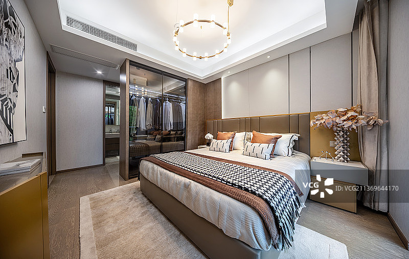 样板房卧室图片素材