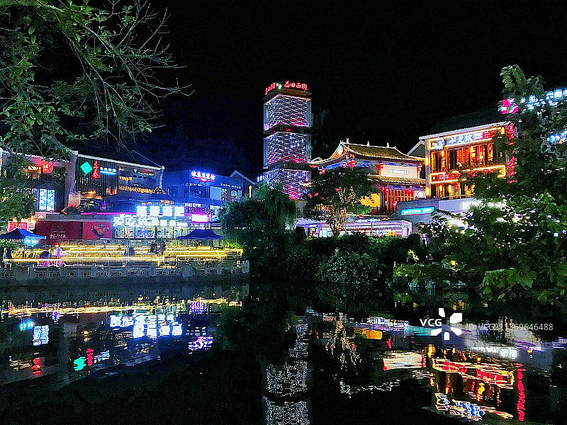 广西阳朔西街图片素材