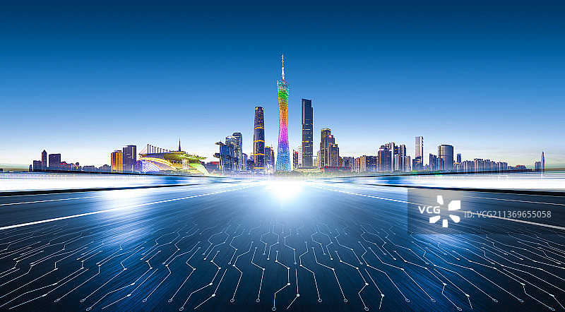 科技城市图片素材