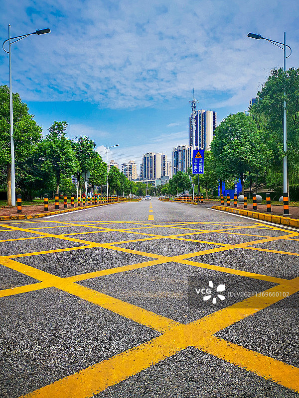 城市道路图片素材