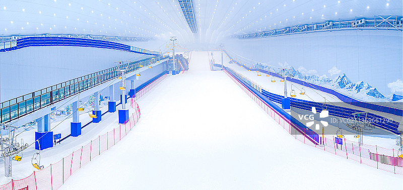室内滑雪场图片素材