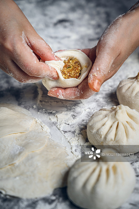 手工包 包子图片素材