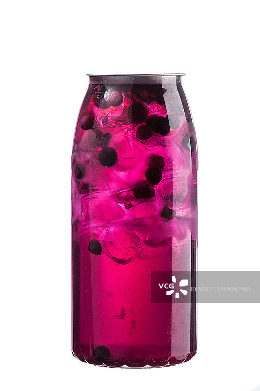 蓝莓汁白色背景图片素材