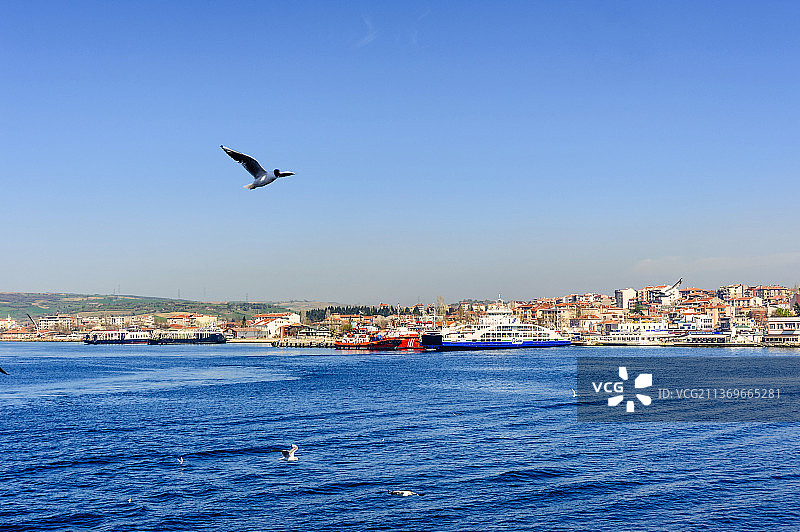 土耳其的达达尼尔海峡风光图片素材