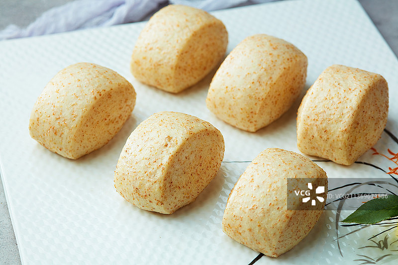 手工杂粮馒头图片素材