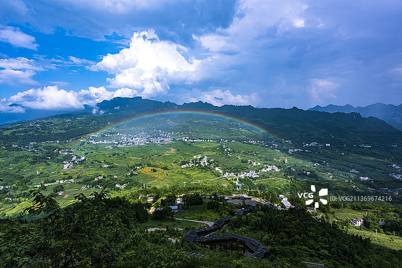 湖北恩施大峡谷国家地质公园风光图片素材